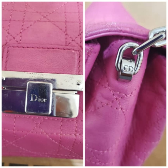 Authentic Christian Dior Diorling pink Shoulder Bag - Picture 3 of 10